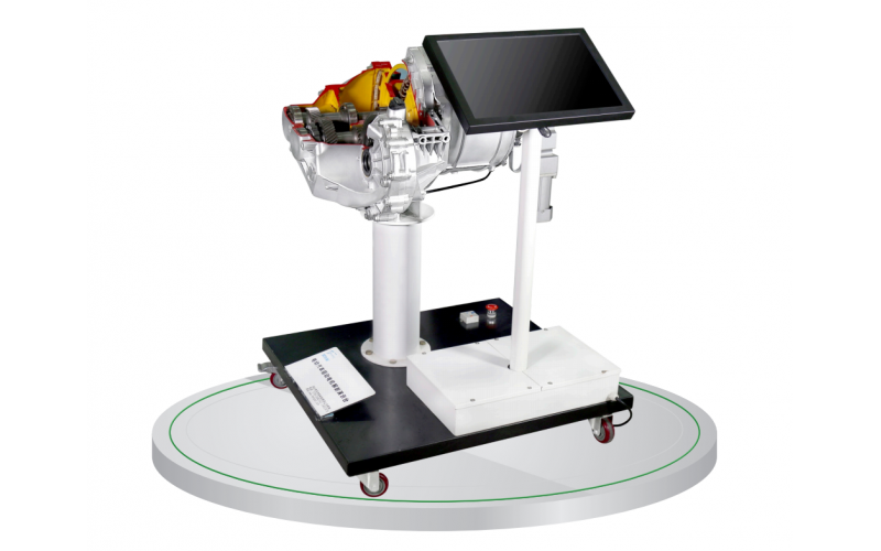 比亞迪e5純電動轎車驅動電機+變速箱解剖演示臺